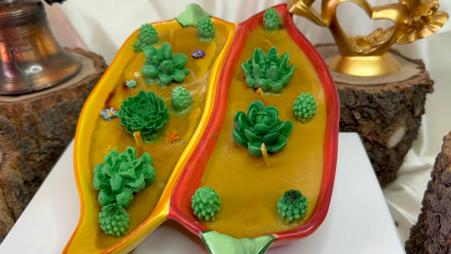 Desert Succulent Candle