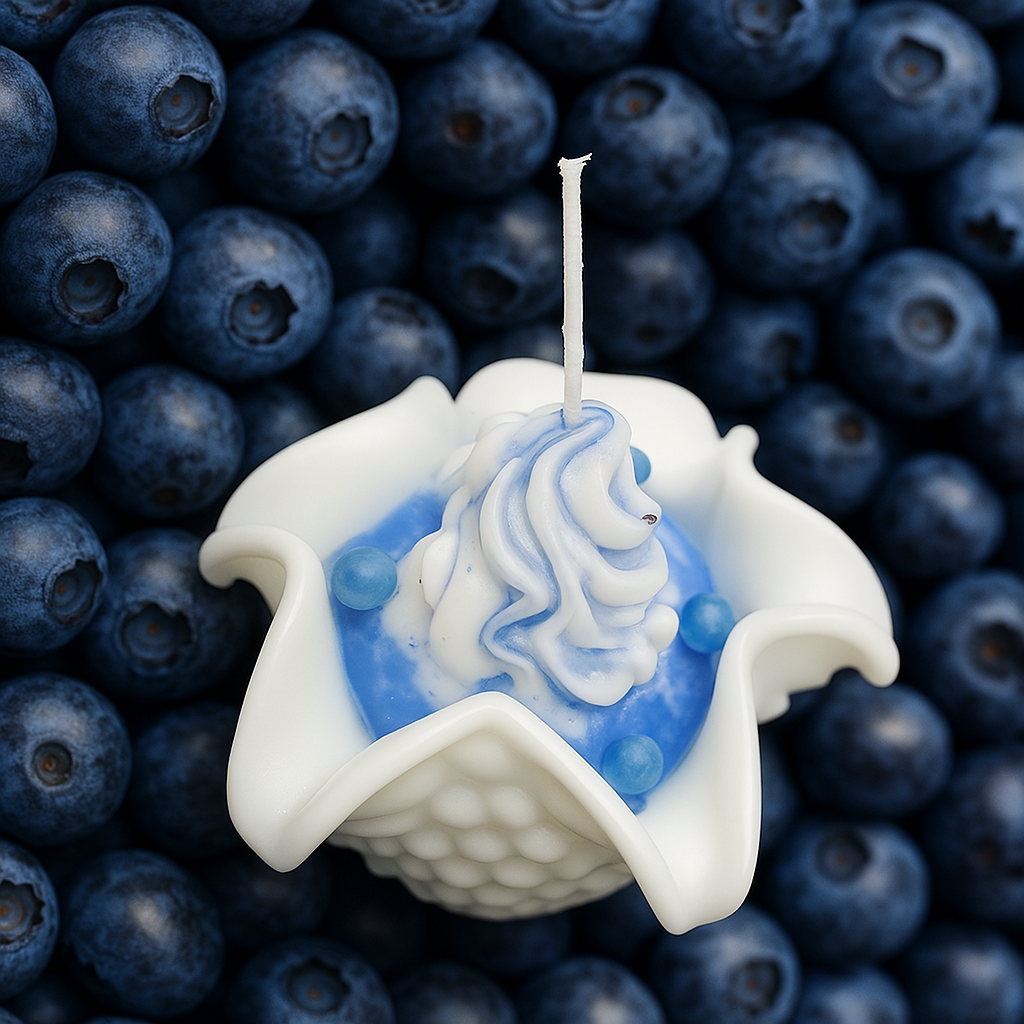 Blueberry Muffin Scented Candle | Handmade Dessert Candle