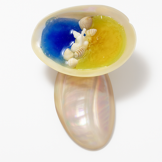 Seashell Candle