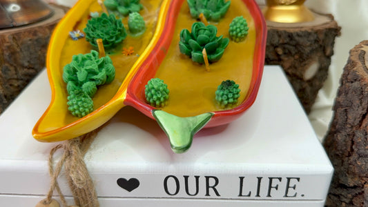 Desert Succulent Candle